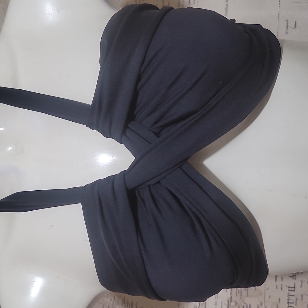 Nwot black swim suit top - Picture 2 of 8